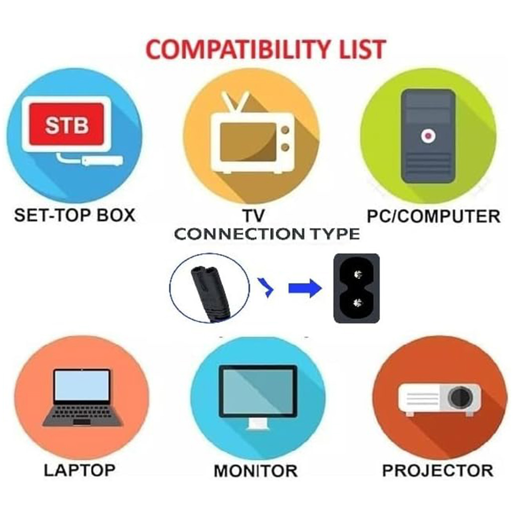 power cable, pc power cable, hp printer power, cable, printer cable, 2 pin power cable, power cord, 2 pin plug, printer power cable