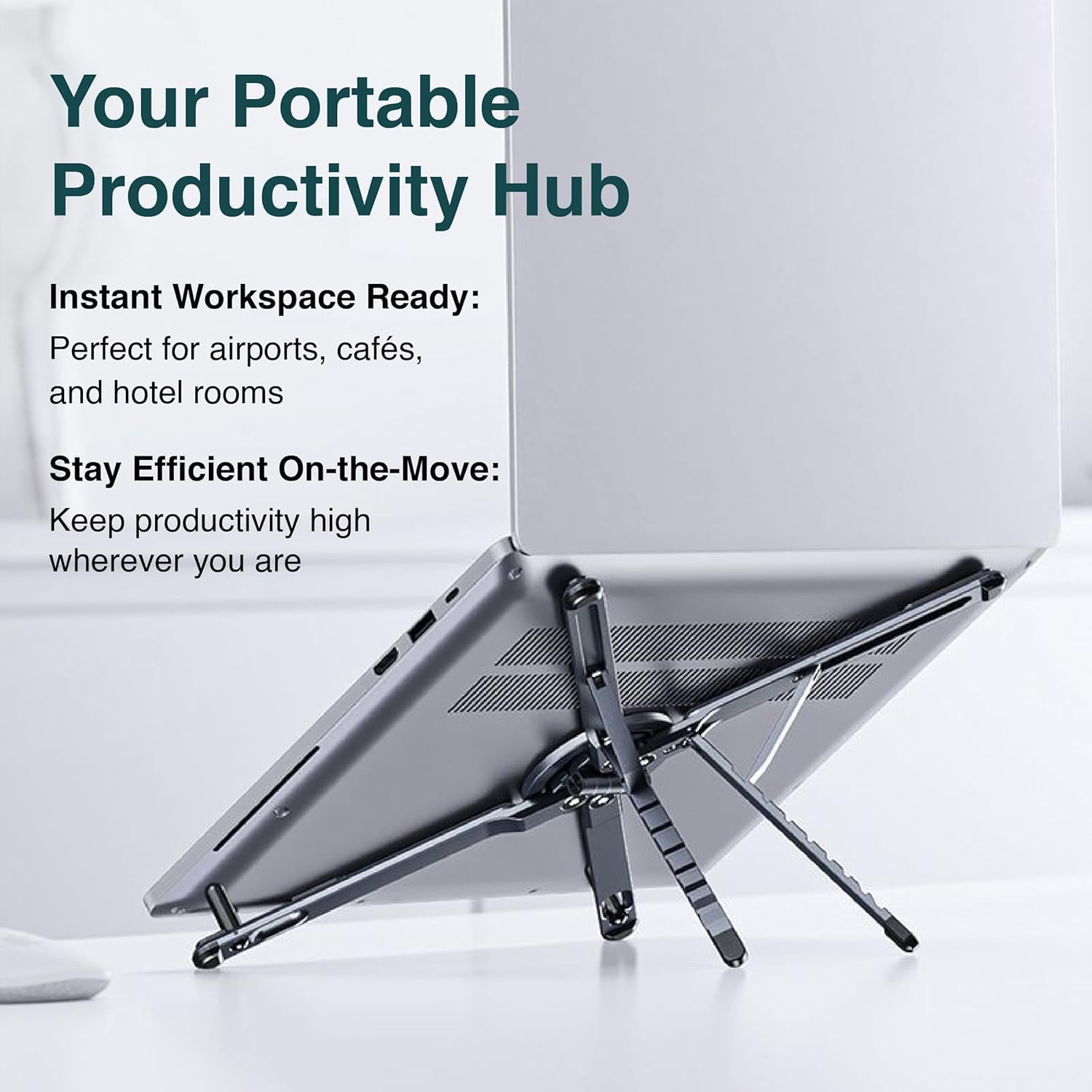 3-in-1 Tablet,Ipad,Mobile Stand with Height Adjustable for desk