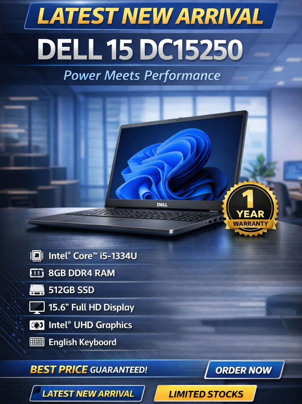 dell 15 DC15250 laptop